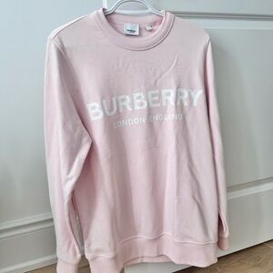 PINK BURBERRY SWEATSHIRT